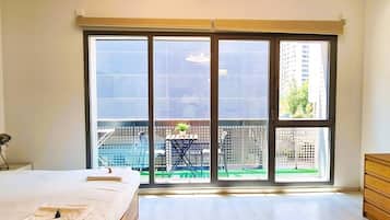 Comfort appartement | Geluiddichte muren, een strijkplank/strijkijzer, gratis wifi