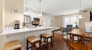 Interior - Bright York Beach Studio Condo | Full Kitchen, Fireplace & Ocean View (York)