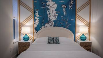 2 slaapkamers, een strijkplank/strijkijzer, wifi, beddengoed