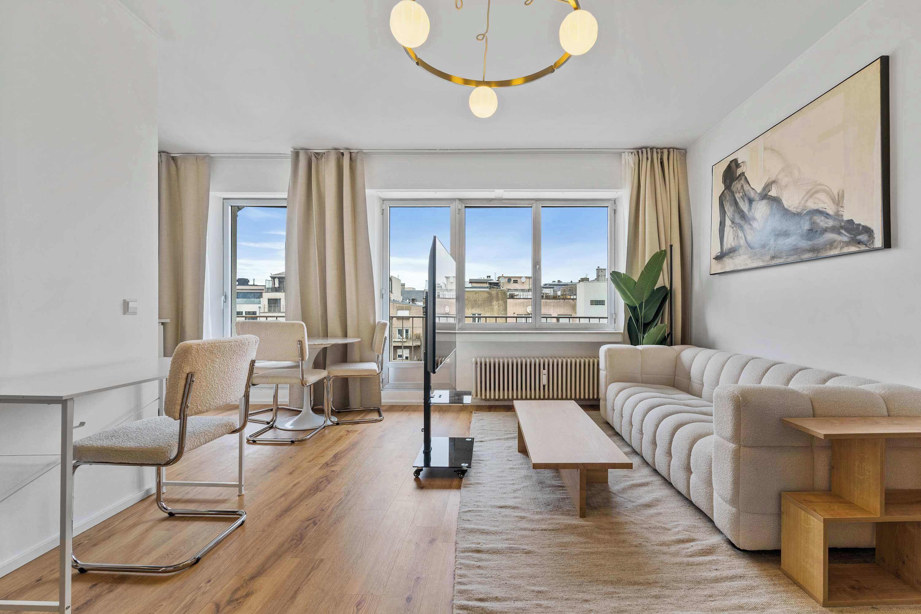 Televisie en een kantoor