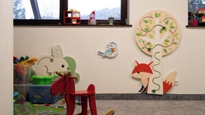Área de juegos infantiles bajo techo