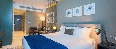 In-room safe, iron/ironing board, free WiFi, bed sheets