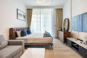 Free WiFi, bed sheets - Cozy studio in Dubai Hills (Dubai)