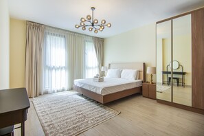 2 bedrooms, iron/ironing board, free WiFi, bed sheets - Exclusive 2 Bedroom Apartment | Resort-Style Living | Rahaal 2, MJL Dubai (Dubai)