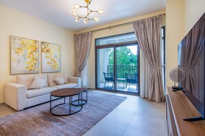 TV - Exclusive 2 Bedroom Apartment | Resort-Style Living | Rahaal 2, MJL Dubai (Dubai)