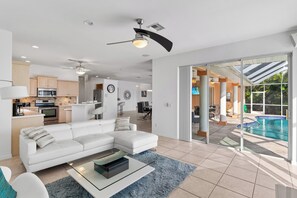 Smart-tv och en stereo