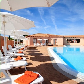 Apartment, Balcony, Garden View | Pool - Functional Studio With Shared Pool (Aglientu)
