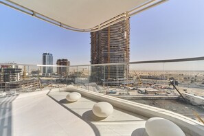 Terrace/patio - Elegant 2BR Retreat | Prime Location Opalz Arjan (Dubai)