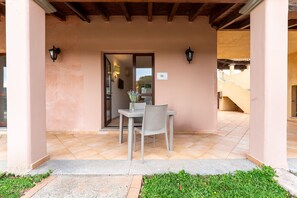 Studio, Balcony, Garden View | Terrace/patio - Comfy Studio With Pool (Aglientu)