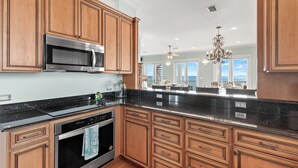 Coffee/tea maker, fridge, microwave, oven - Rooftop Deck, Paddle Boards, Gulf Front on 30A (Inlet Beach)