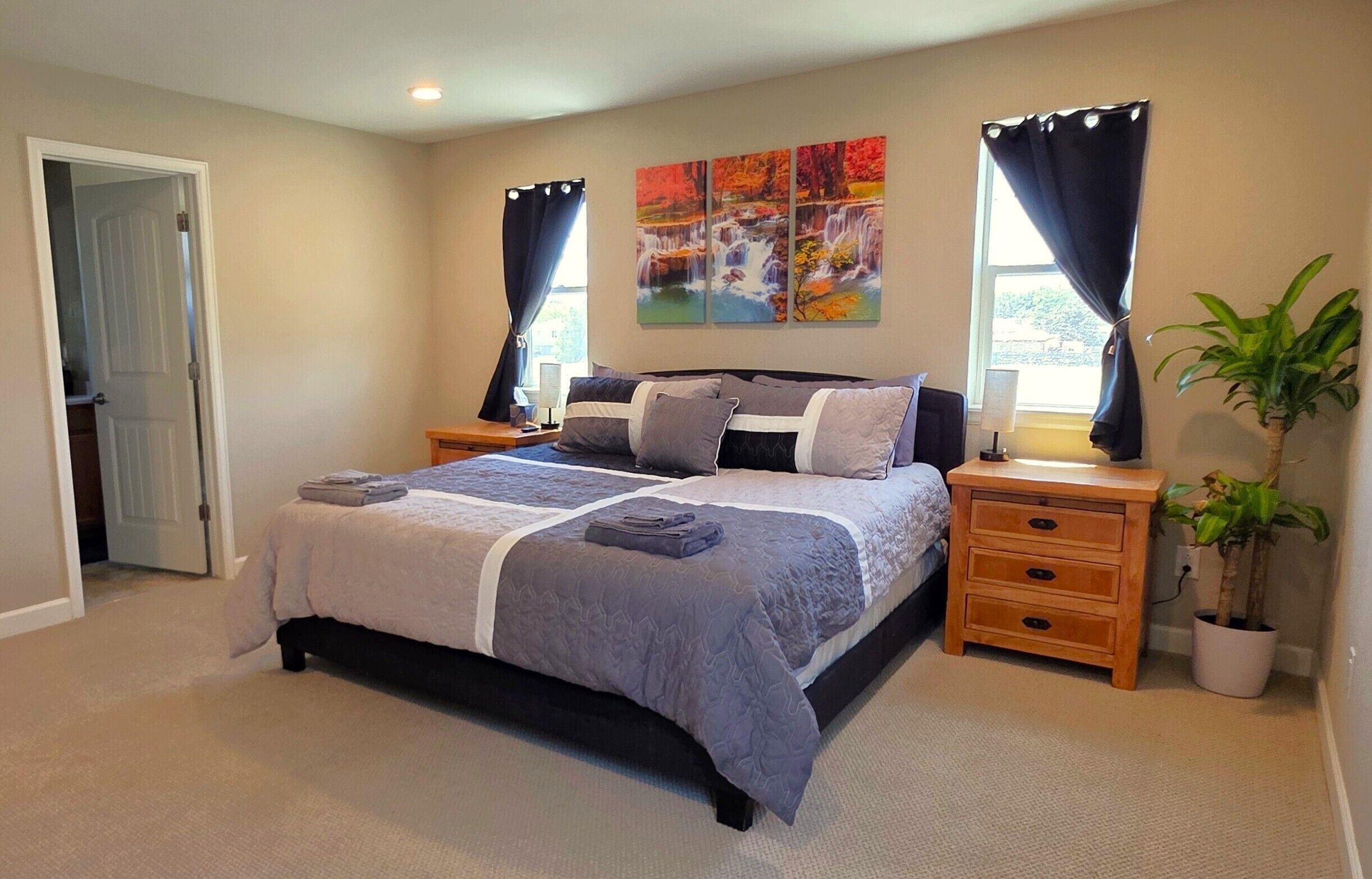 Iron/ironing board, WiFi, bed sheets