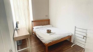 2 ห้องนอน, Wi-Fi ฟรี, ผ้าปูที่นอน