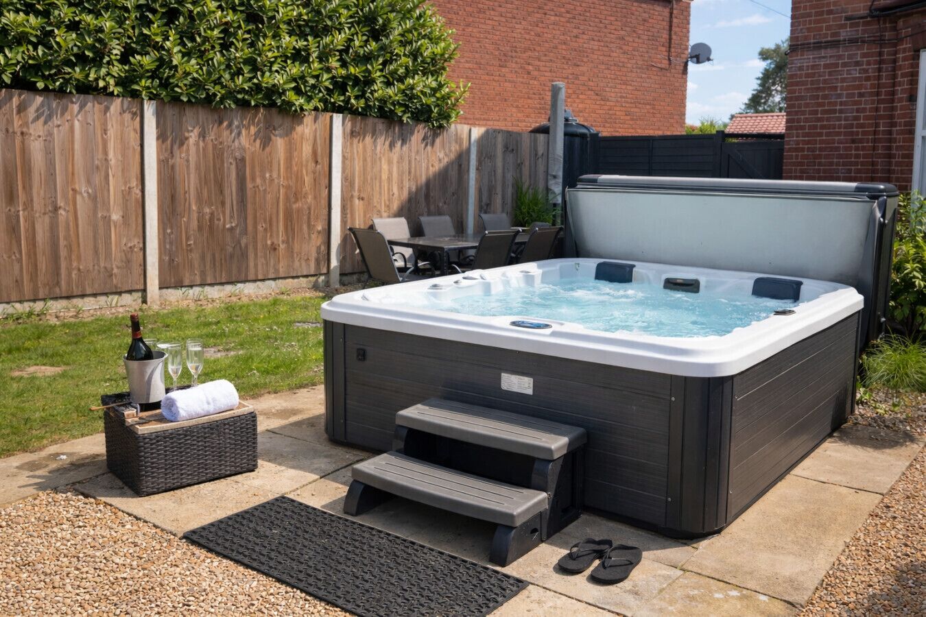 Bain à remous extérieur