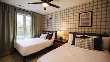 5 chambres, bureau, fer et planche à repasser, Wi-Fi gratuit