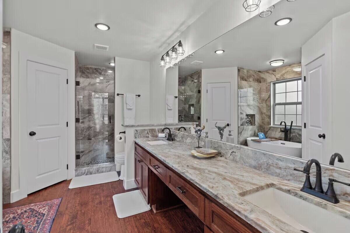Comfort Quadruple Room | Bathroom | Separate bathtub and shower, hair dryer, towels, soap
