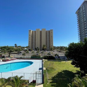 Pool - Serene Coastal Studio with King Bed & Balcony (Luquillo)