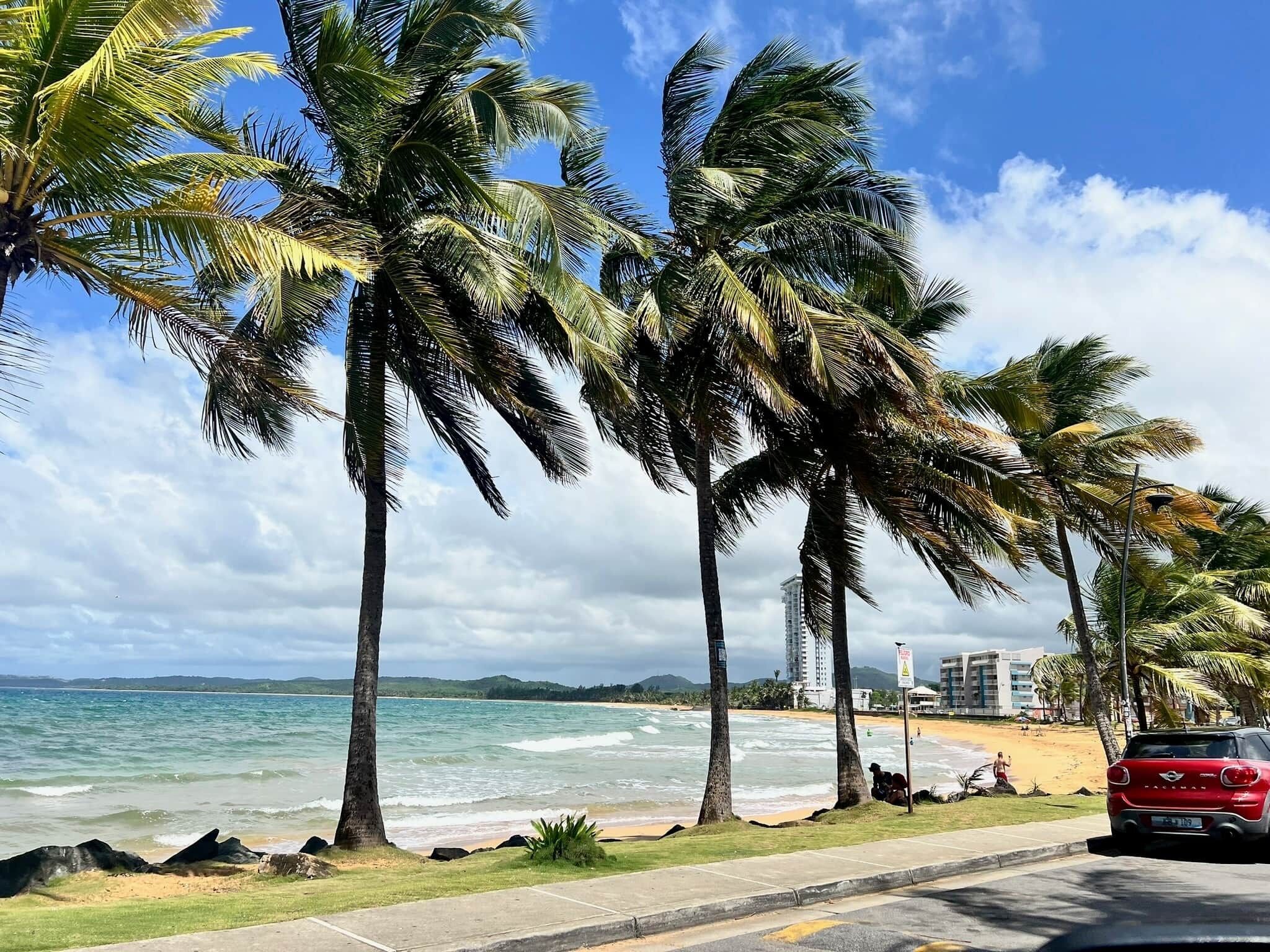 Sun loungers, beach towels
