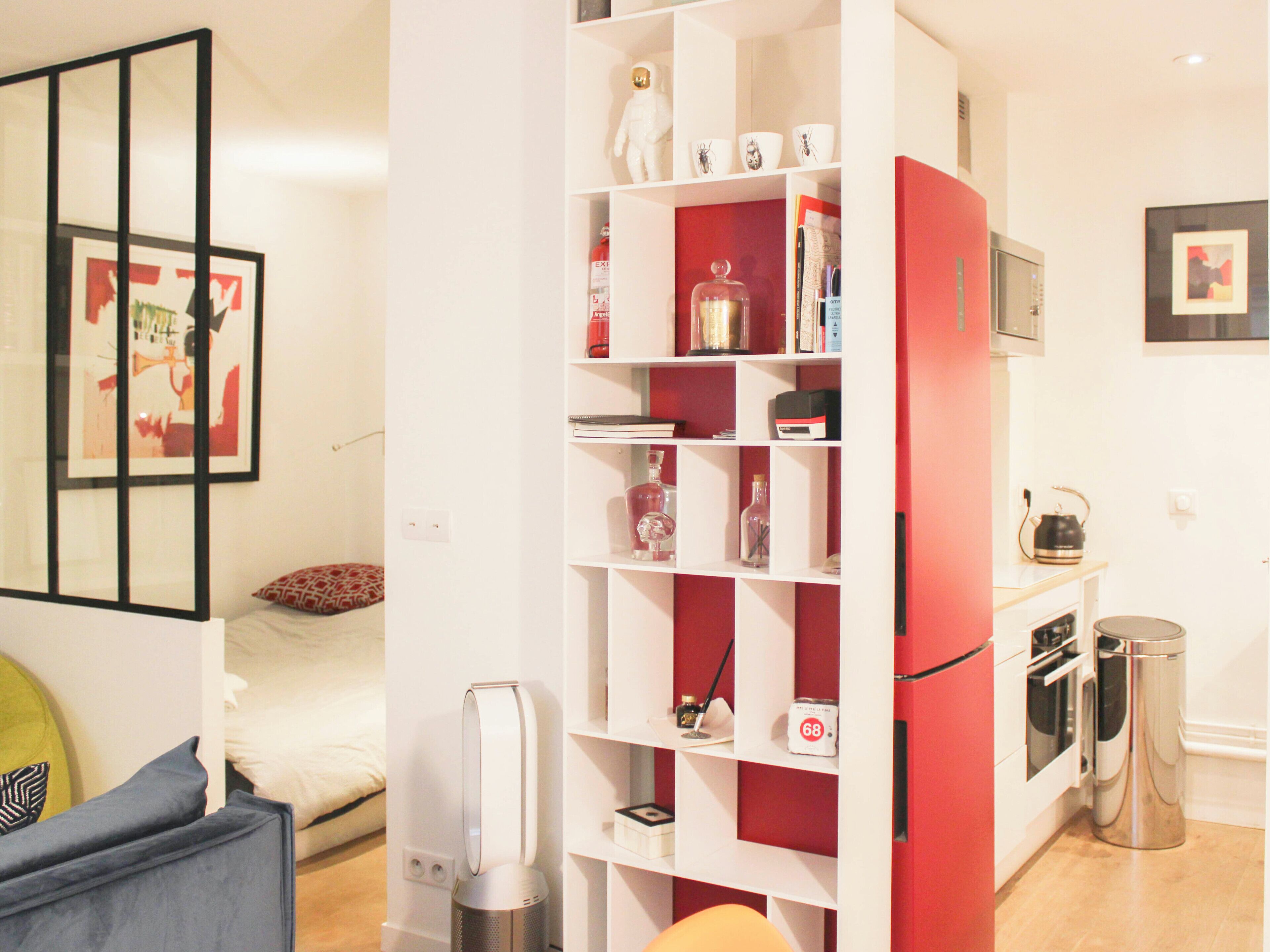 1 chambre, fer et planche à repasser, Wi-Fi, draps fournis