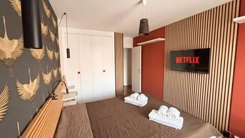 1 chambre, Wi-Fi, draps fournis