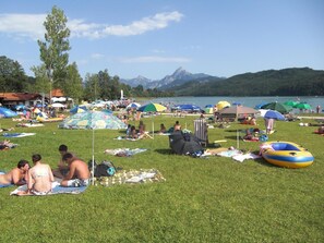 Beach nearby - Holiday Apartment at the Rosengarten (Füssen)
