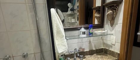 Towels, soap, toilet paper