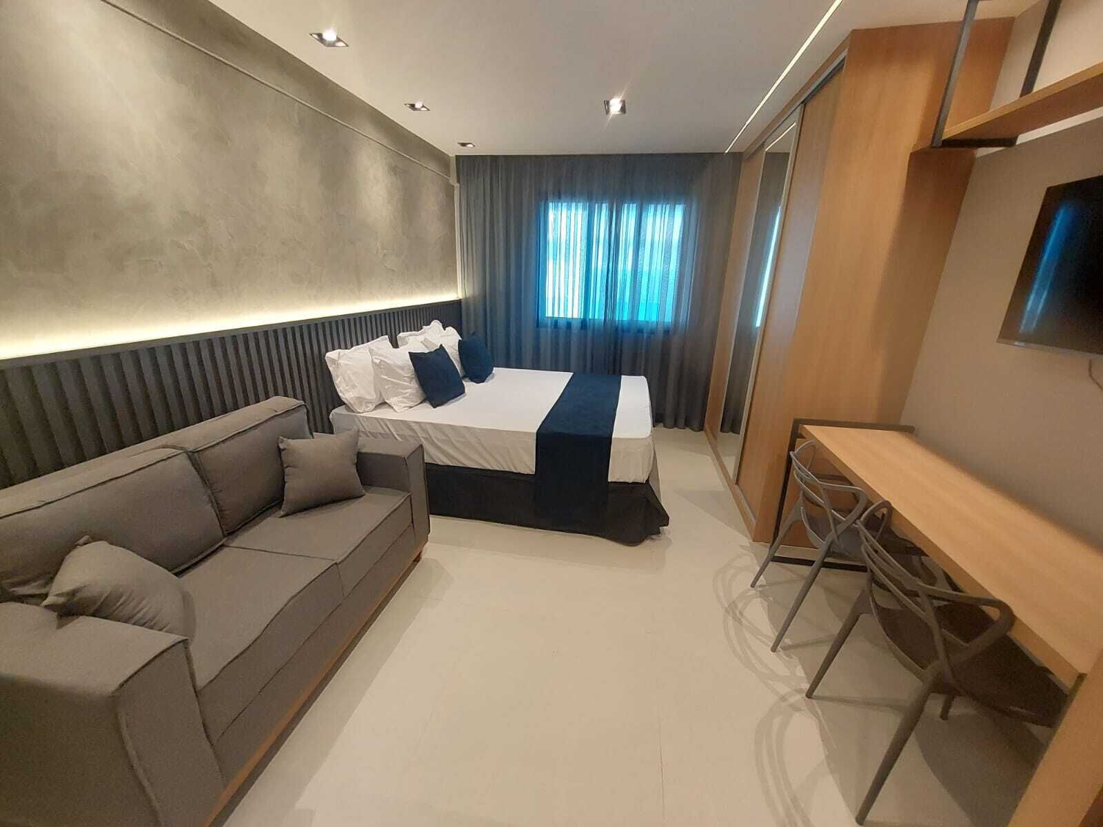 Standard Double Room, Partial Sea View | In-room safe, desk, laptop workspace, free WiFi
