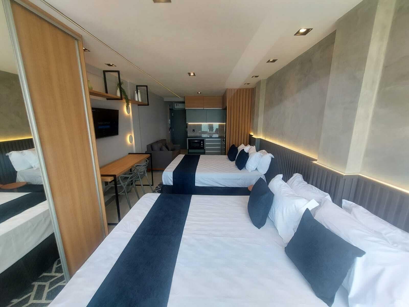 Deluxe Quadruple Room, Sea View | In-room safe, desk, laptop workspace, free WiFi