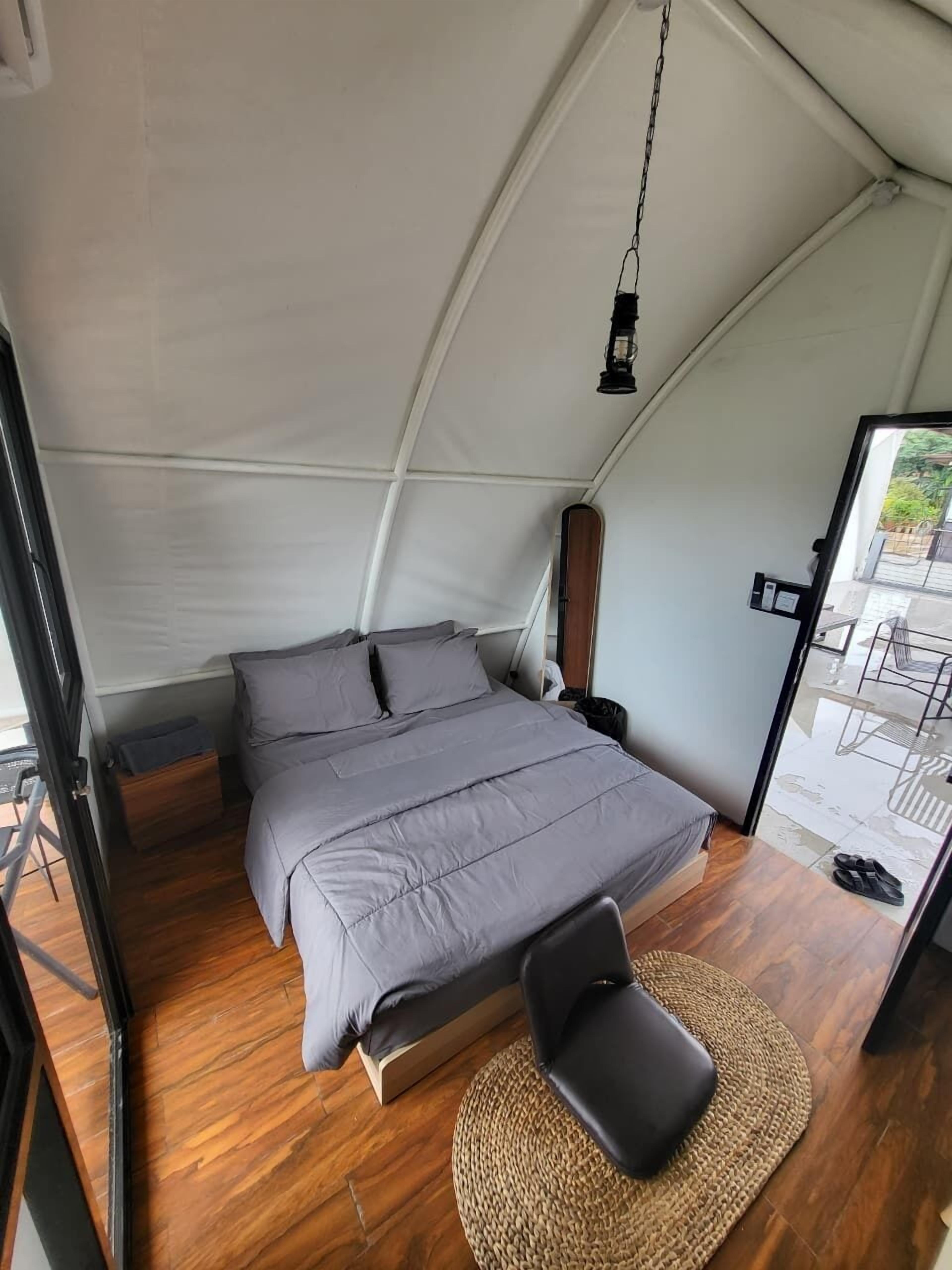 Standard Tent, 1 Queen Bed, Mountain View | Laptop workspace, free WiFi