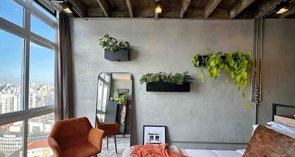 Fantastic view from the 28th floor of Copan - With Air Conditioning