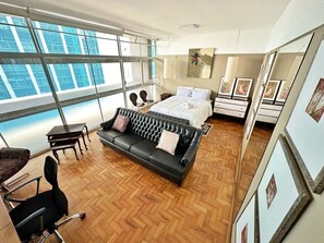 Room - Comfortable studio in Copan. (São Paulo)