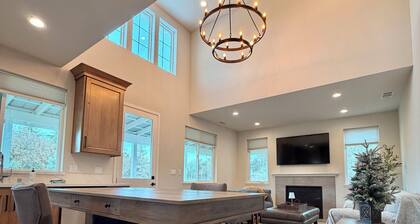 New Just Listed! Idyllic Brand New Farmhouse Retreat with Wraparound Porch