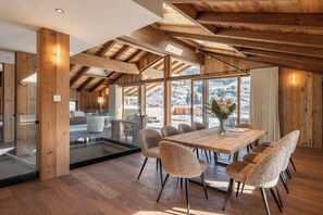 Dining - Boheme  alpine chalet with hot tub Les Gets (Les Gets)