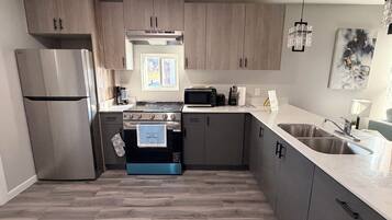 Microwave, oven, stovetop