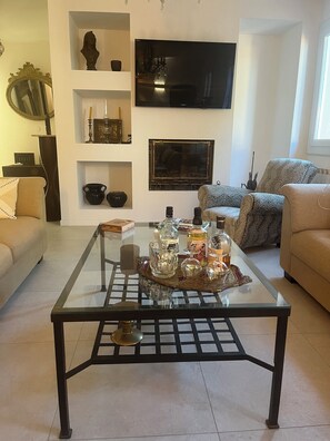 TV, fireplace - Welcome to the fox house (Sainte-Anastasie-sur-Issole)
