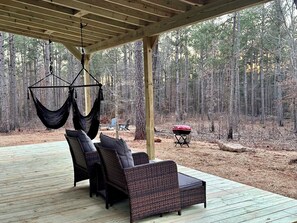 Terrace/patio - Coldwater Cove - New Zook Cabin on 19 Acres (Elberton)