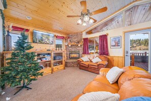 Living area - Hot Tub with Meadow Views! Pet Friendly! (Duck Creek Village)