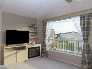 Living area - Caravan B61 at Landscove Holiday Park (Brixham)