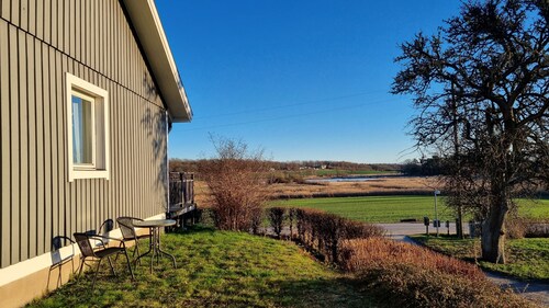 Cozy holiday apartment, quiet location, swimming area and hiking trails nearby.