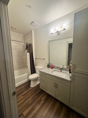 Towels, soap, toilet paper - Charming 2-bedroom apartment with AC in gorgeous Addison (Addison)