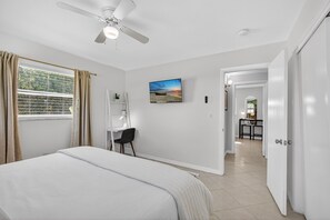 2 chambres, bureau, Wi-Fi gratuit, draps fournis