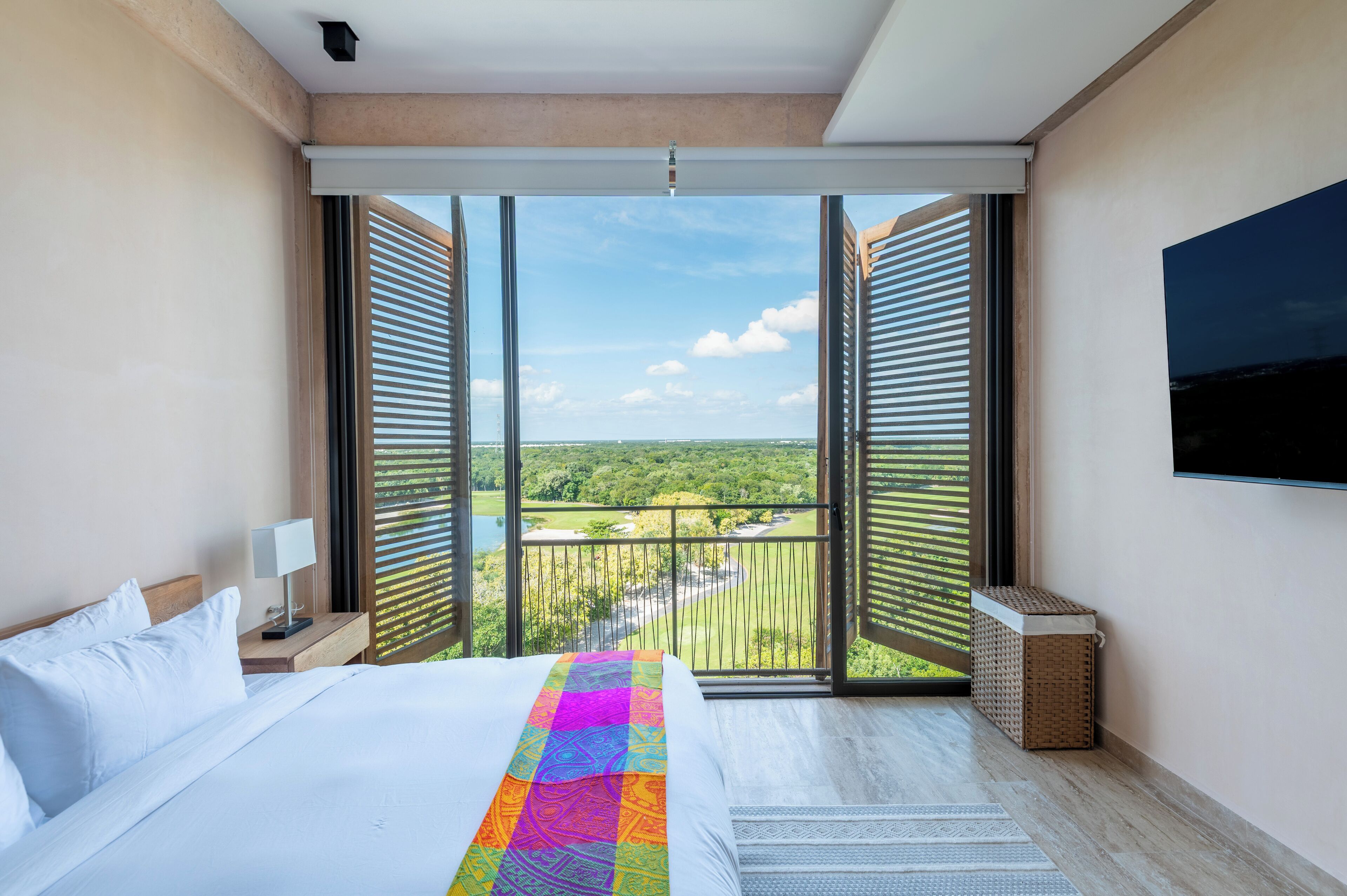 Panoramic Apartment, 2 Bedrooms, Partial Sea View, Tower | Premium bedding, in-room safe, individually decorated