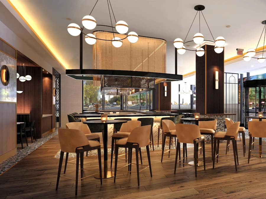 2 restaurantes, culinária americana