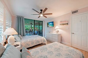 2 slaapkamers, een strijkplank/strijkijzer, gratis wifi, beddengoed