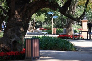 Stadsutsikt från boendet