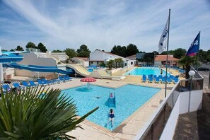 Pool - Mobil Home in St jean de monts 85160, Camping 4* Siblu le Bois Dormant (Saint-Jean-de-Monts)