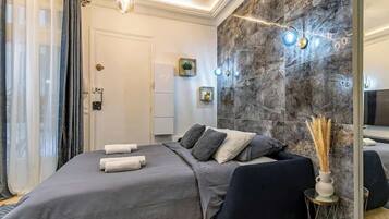 1 chambre, fer et planche à repasser, Wi-Fi, draps fournis