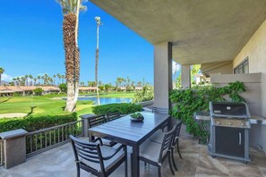 Outdoor dining - Fantastic Fairway and Lake Views|Pool, Spa Access (Palm Desert)