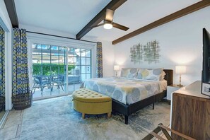 1 bedroom, iron/ironing board, Internet, bed sheets - Pet Friendly Bungalow in Mesquite Country Club (Palm Springs)