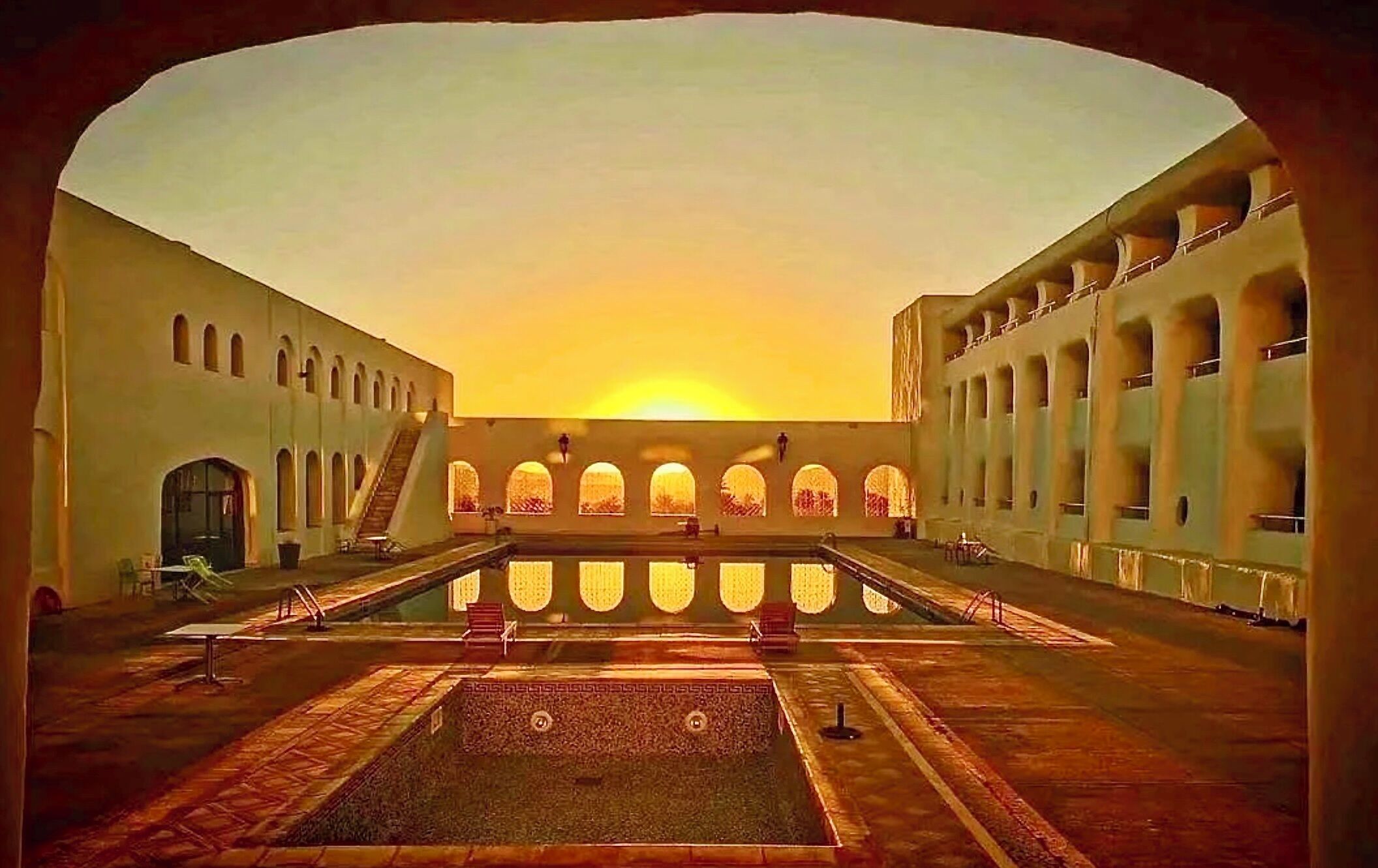 Hồ bơi ngoài trời 