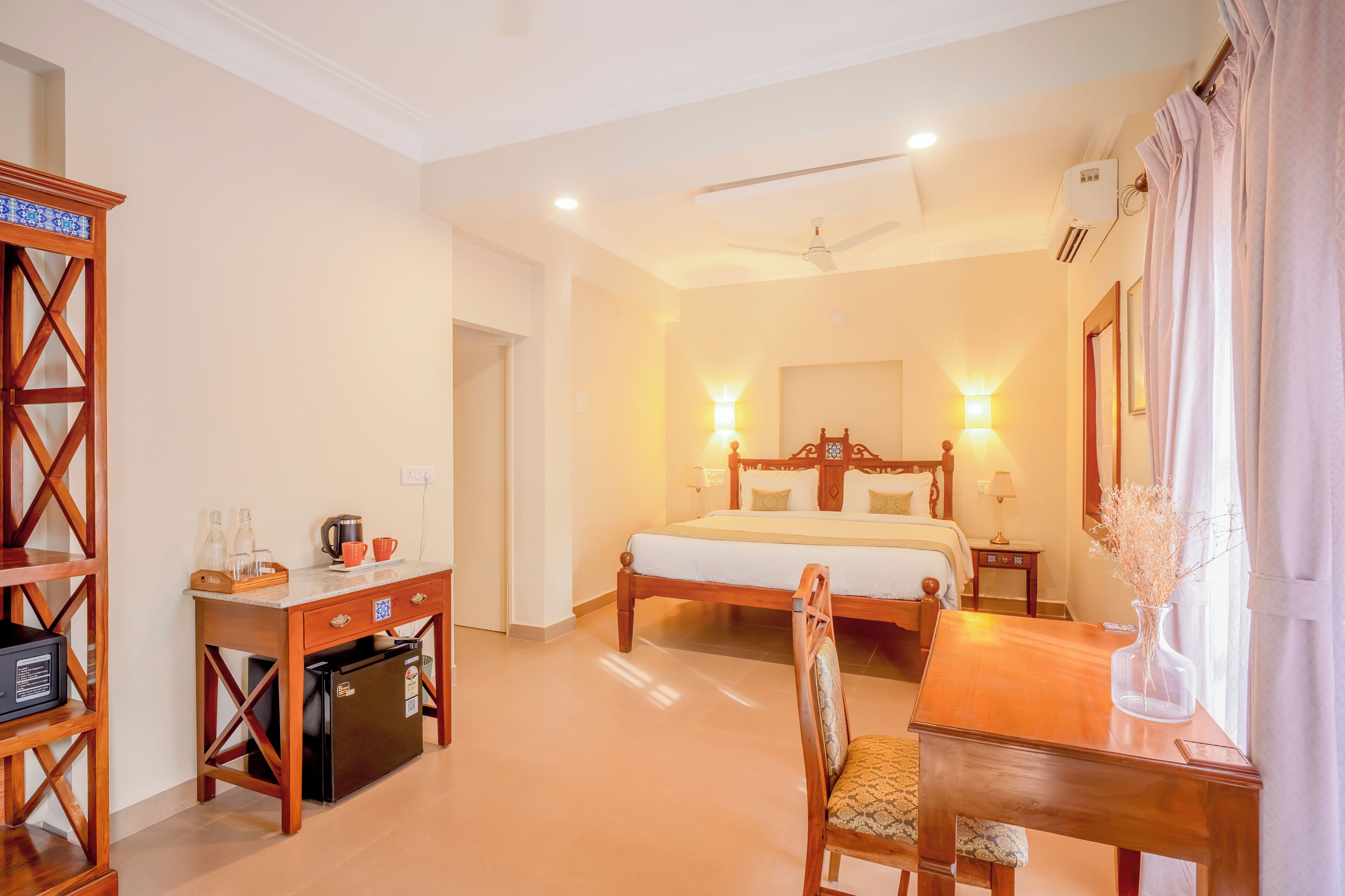 Double Room, City View | In-room safe, desk, laptop workspace, iron/ironing board
